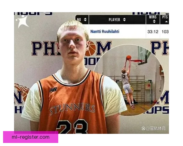 18岁新星单场轰103分打破芬兰篮球历史纪录 梦想进军NBA